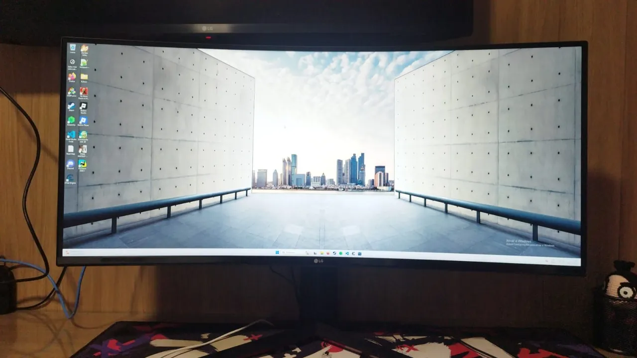 Monitor LG Ultrawide Curvo