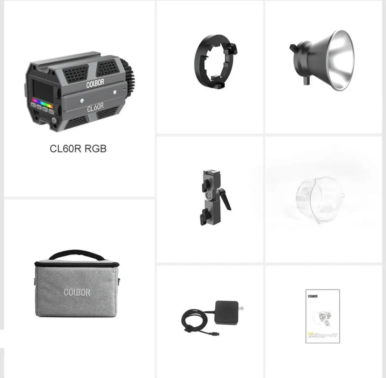 Iluminador Led Rgb 65w Colbor CI60r Tocha - Foto 3
