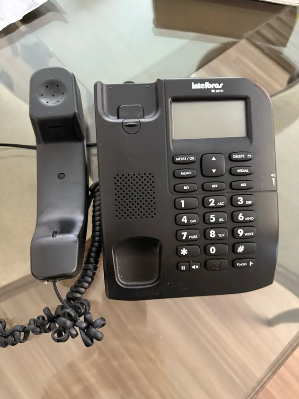 Telefone Intelbras TC 60 ID Preto - Novinho