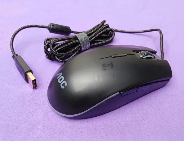 Mouse Gamer AOC GM500 5000 DPI com RGB e Macro - Foto 2