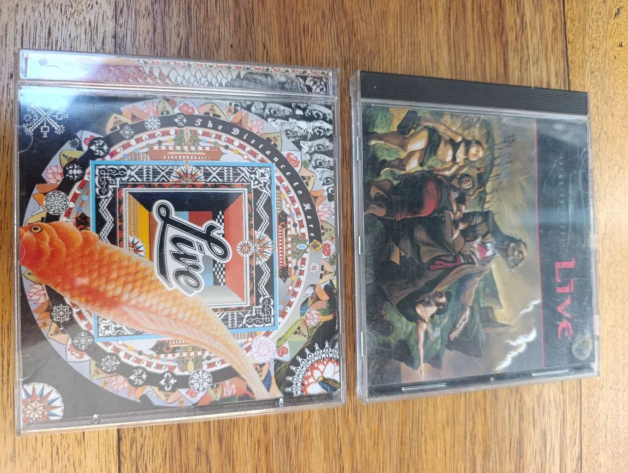 CDs da banda Live - The Distance to Here e Throwing Copper - CDs