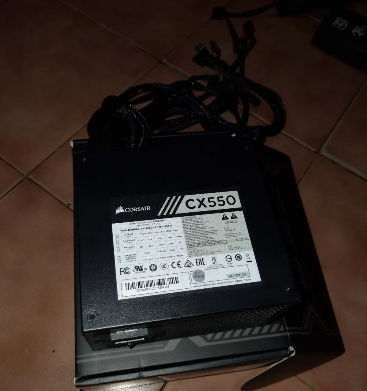 Fonte Corsair CX550 - seminovo  - Foto 2