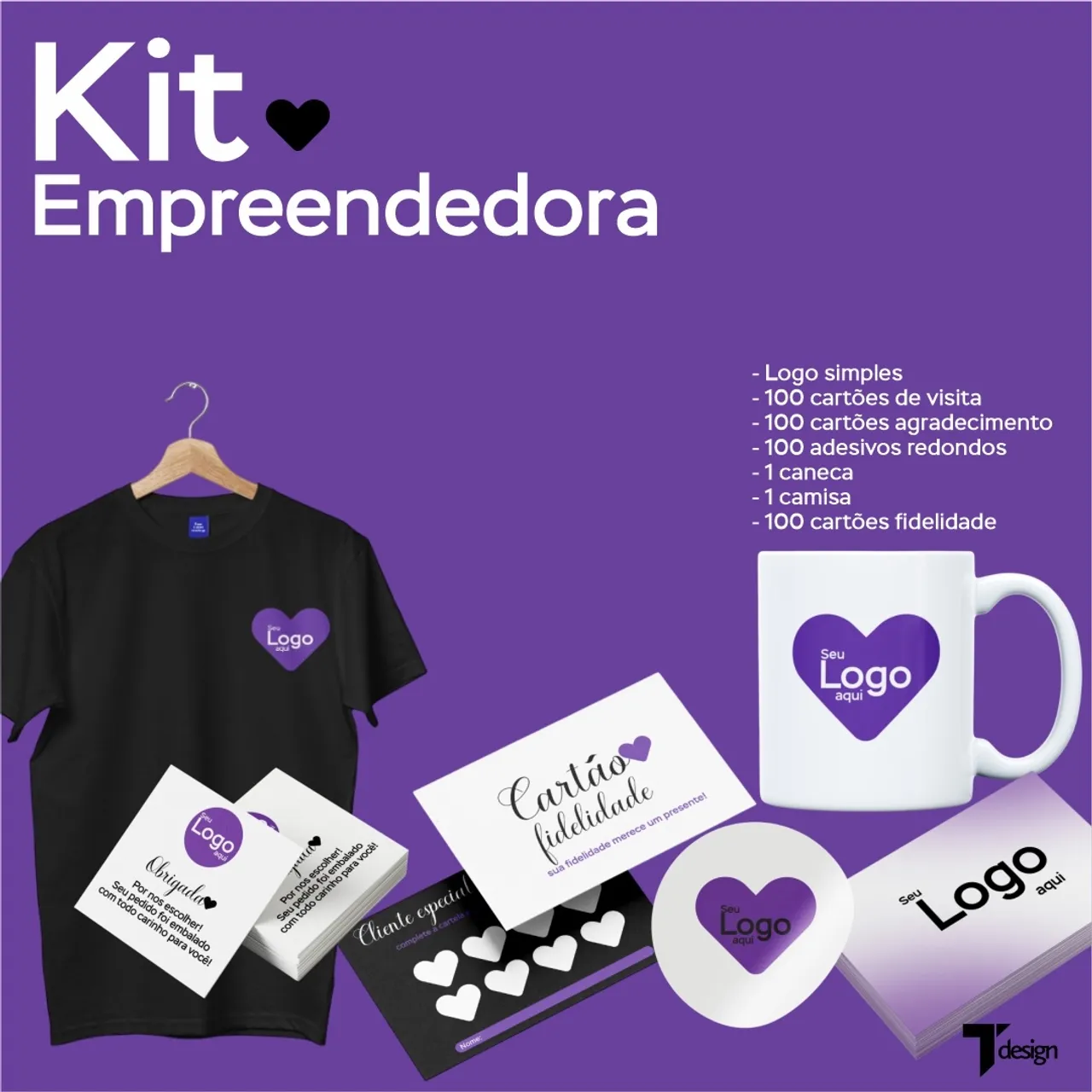 Kit Empreendedora - Personalize sua marca!