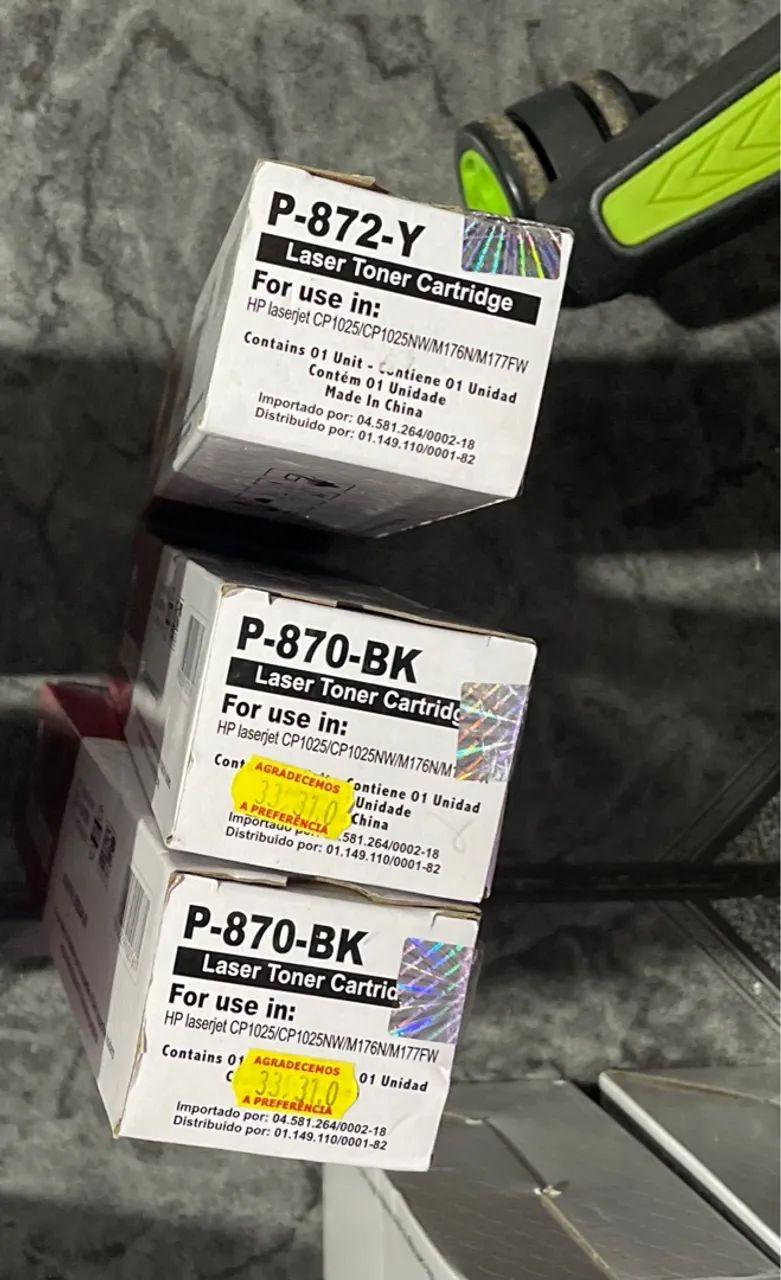 Toner Compatível para HP CE312A preto e amarelo  para CP1020 CP1025  - Foto 4