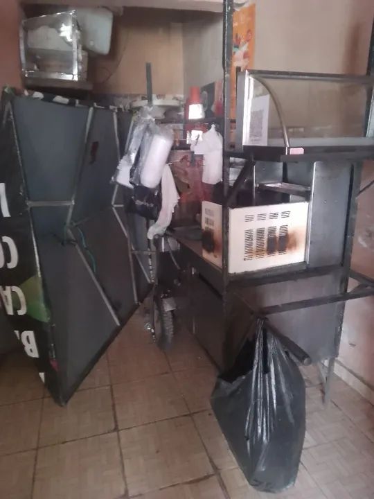 Carrinho de lanches 3em1 completo e churrasco 