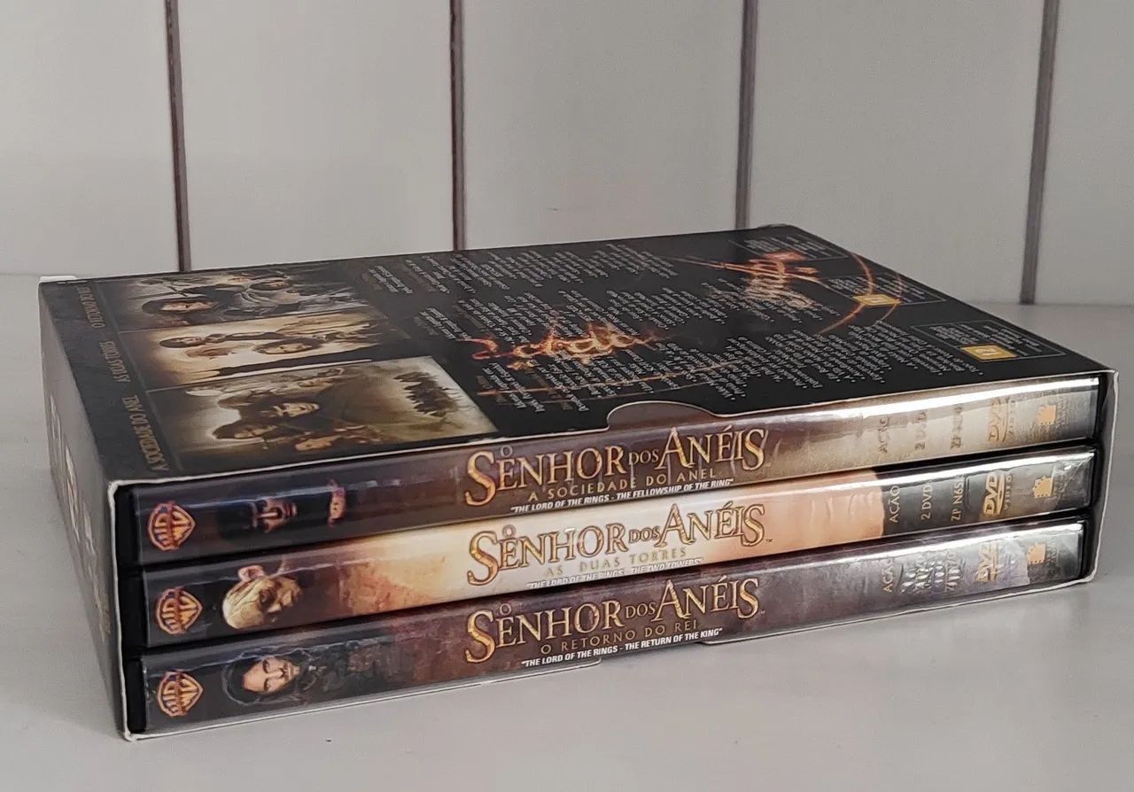 Box DVD Senhor dos Anéis - A Trilogia do Filme - Foto 2