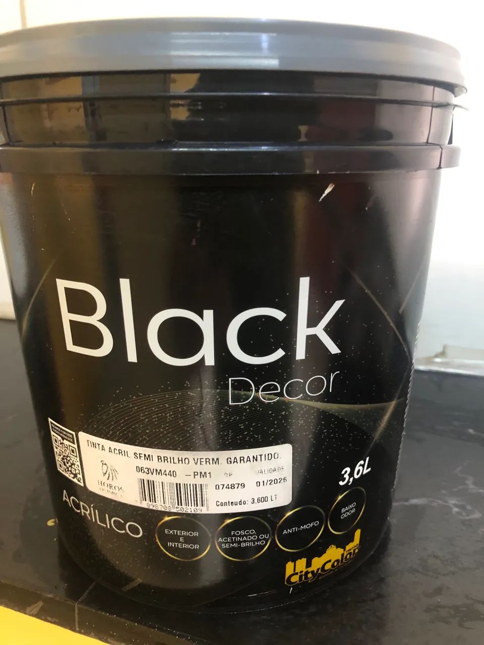 Tinta semi brilho City Color 3,6L