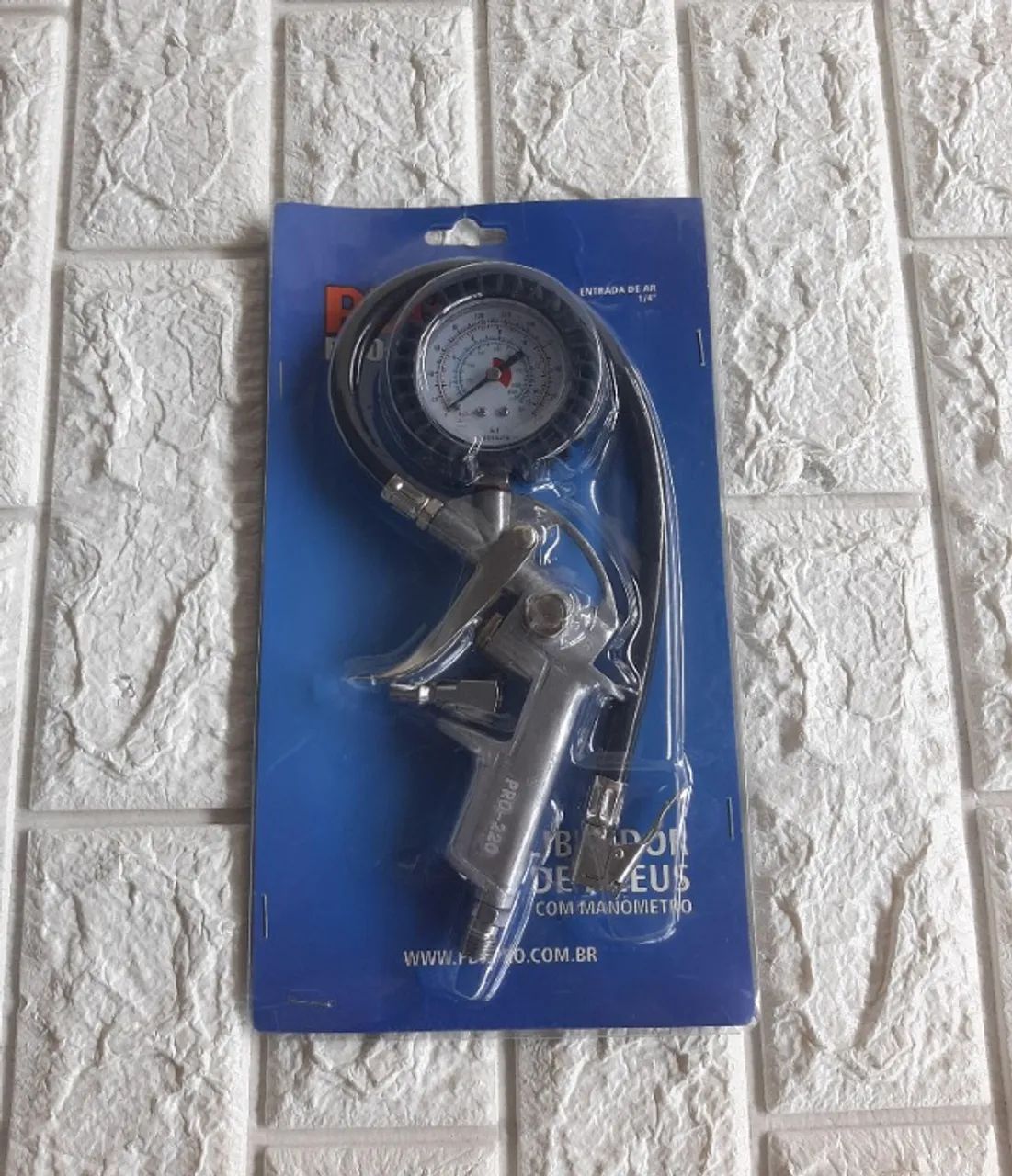 Calibrador PDR Para Pneus com Manometro de 150lbs Pro-220  - Foto 4