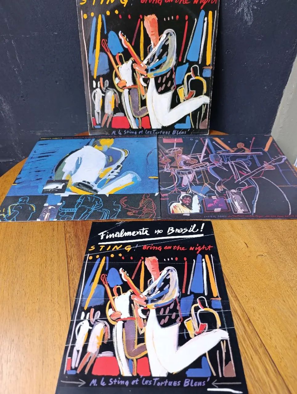 Sting LP DUPLO DISCO VINIL - Bring on the Night  COM ENCARTES E POSTER  - Foto 2