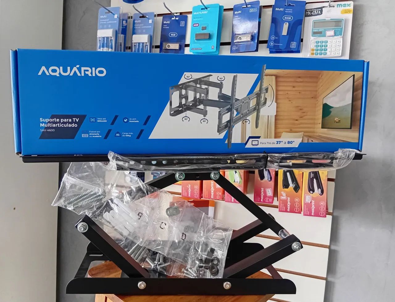 Suporte para tv  37" a 80"