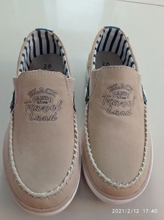 Tênis Infantil Black and Blue - Tamanho 28 - Foto 4