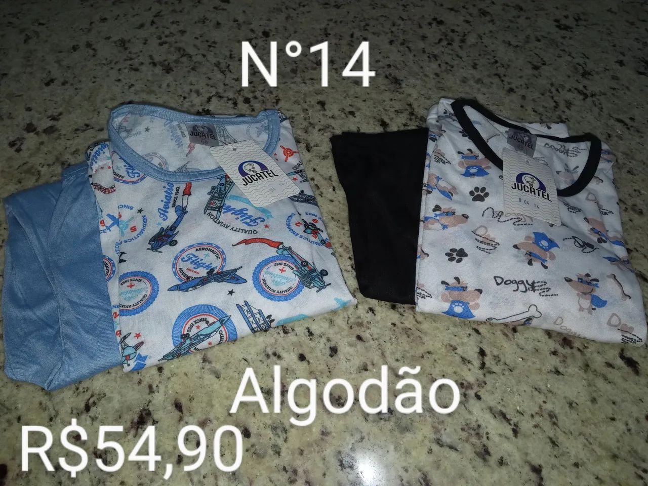 Pijamas de algodão infantil Meninos  - Foto 2