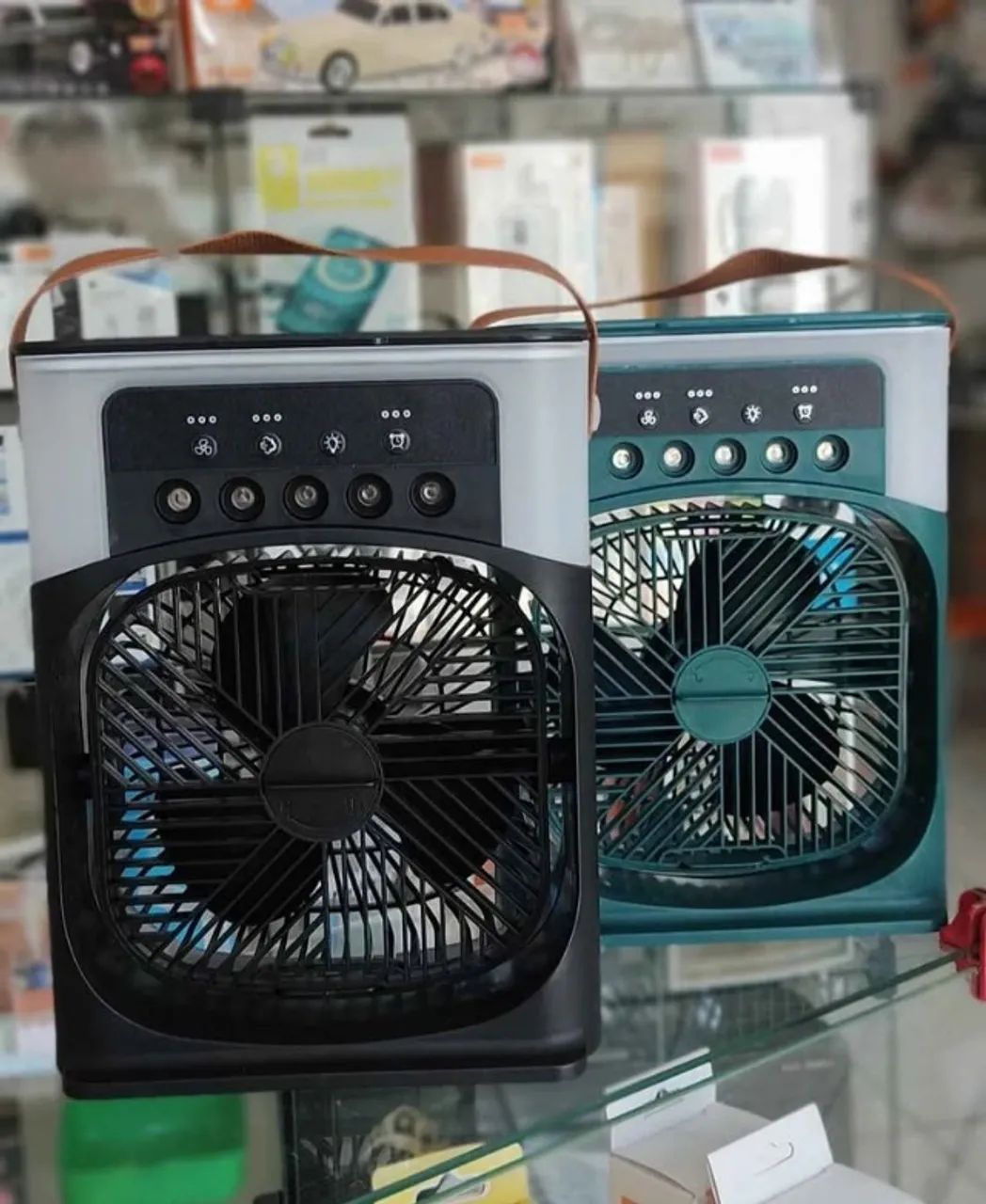 Umidificador e Ventilador Com Led 600Ml