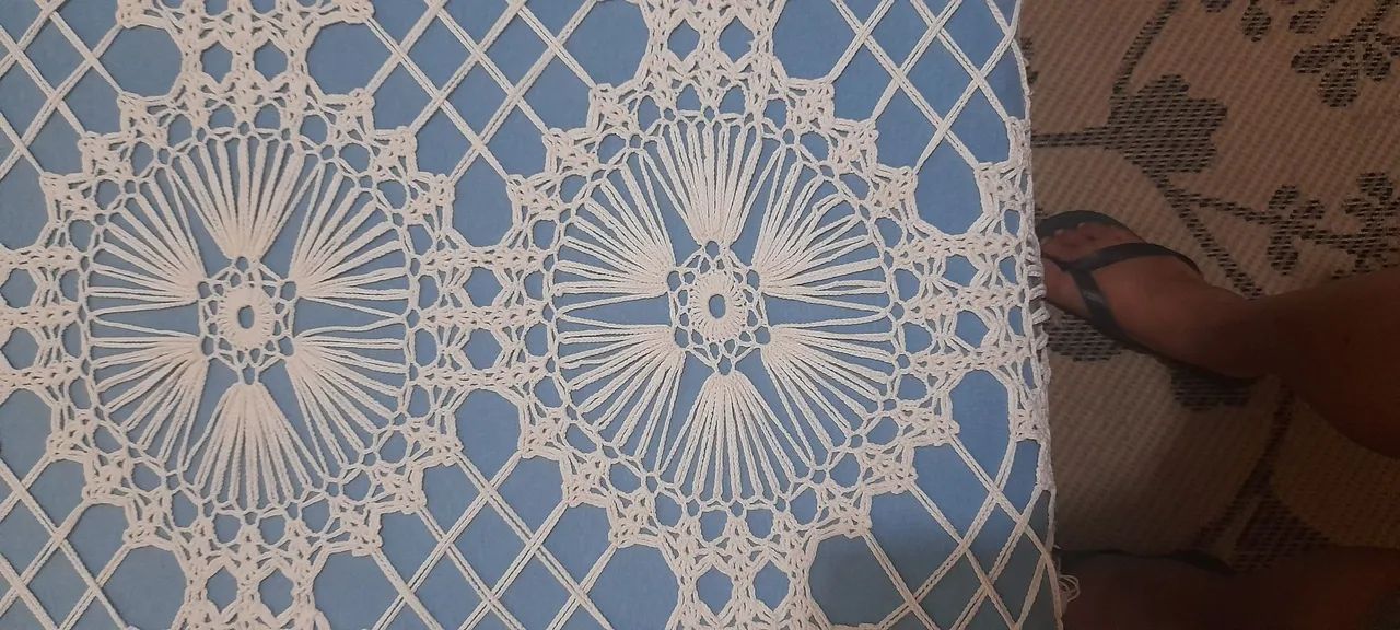 Jogo de Cama Crochê - Detalhes delicados - Foto 3