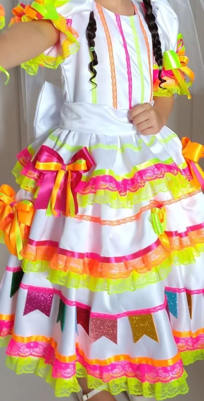 Vestido junino de noivinha - Foto 3
