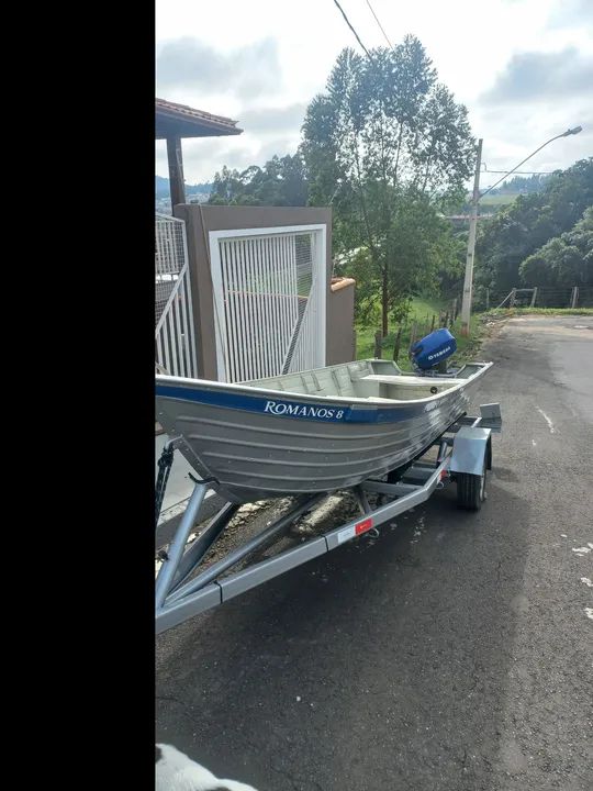 Barco de alumínio Pantanáltica 5,0m motor Yamaha 15hp . - Foto 10