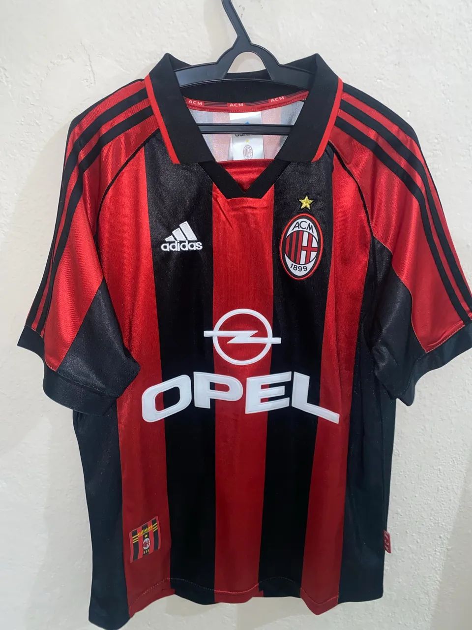 Camisa de time retrô Milan 98/99