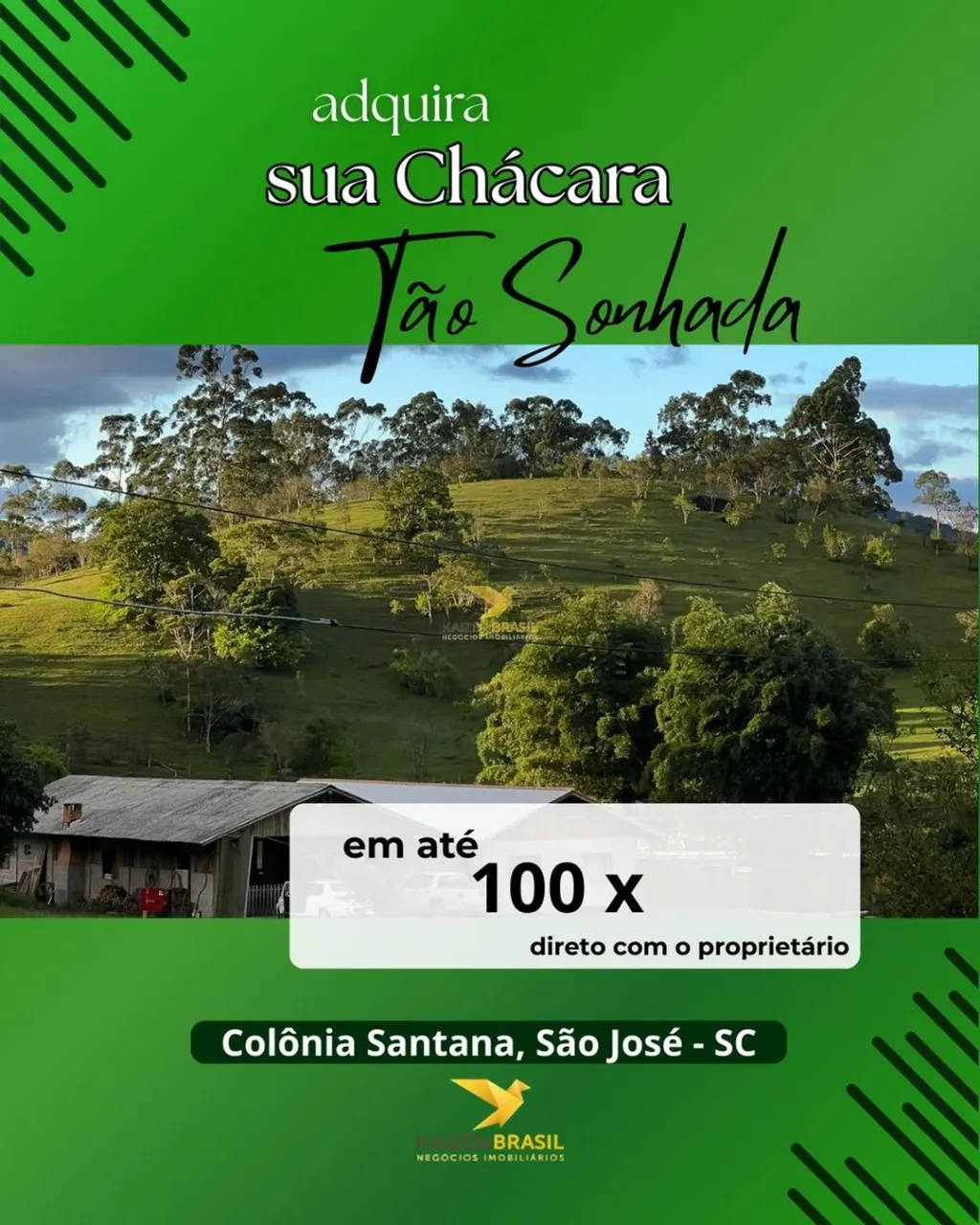 Chácara em Condomínio Recanto da Pedra - São José/SC