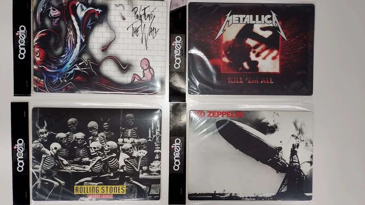 Mouse pad banda de rock