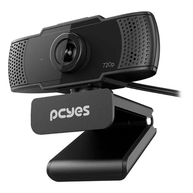 Webcam Pcyes Raza Hd-03 Hd 720P Com Microfone - Rzhd03 Loja Coimbra Computadores Entrega - Foto 4