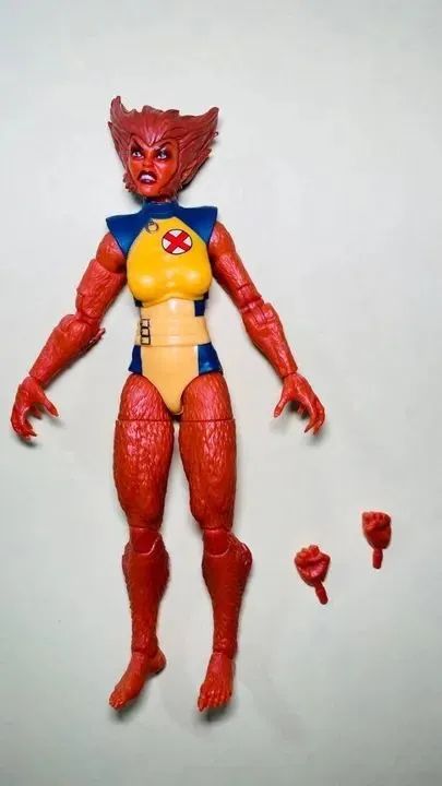 Marvel Legends Wolfsbane / Lupina - da wave do Zabu (sem peça BAF) - X-Factor / X-Men - Foto 2