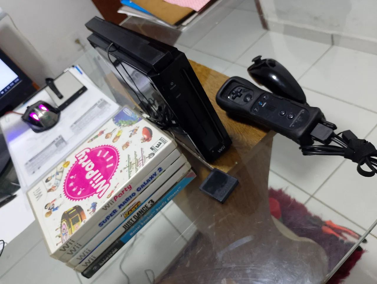 Wii Black Console com Jogos - Foto 2