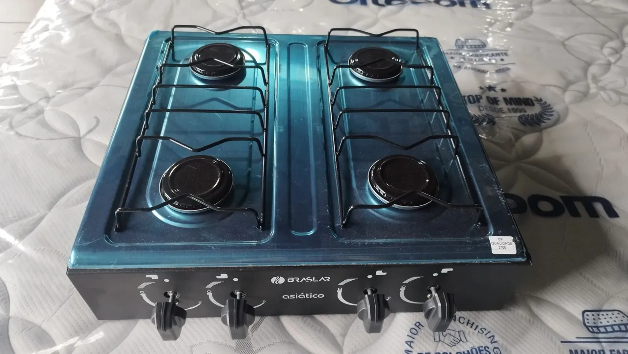 Fogão de Mesa 4 Bocas Braslar Asiático