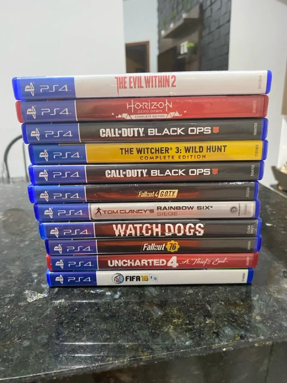 Lote com 11 jogos PS4 - Diversos Títulos