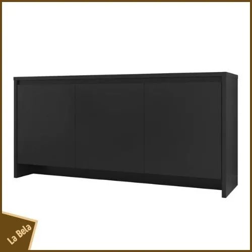 Buffet Preto Moderno 100% MDF NOVO - Foto 2