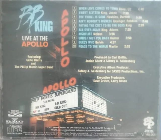 B B KING - LIVE AT APOLO - Foto 2