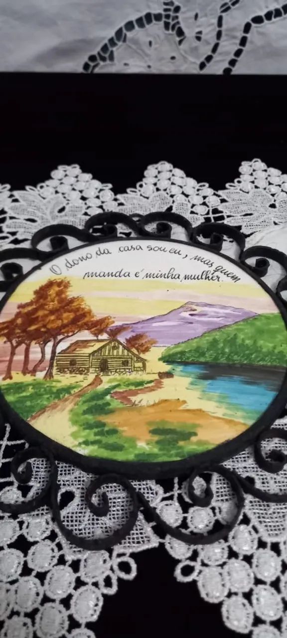 Prato decorativo com moldura - Foto 4