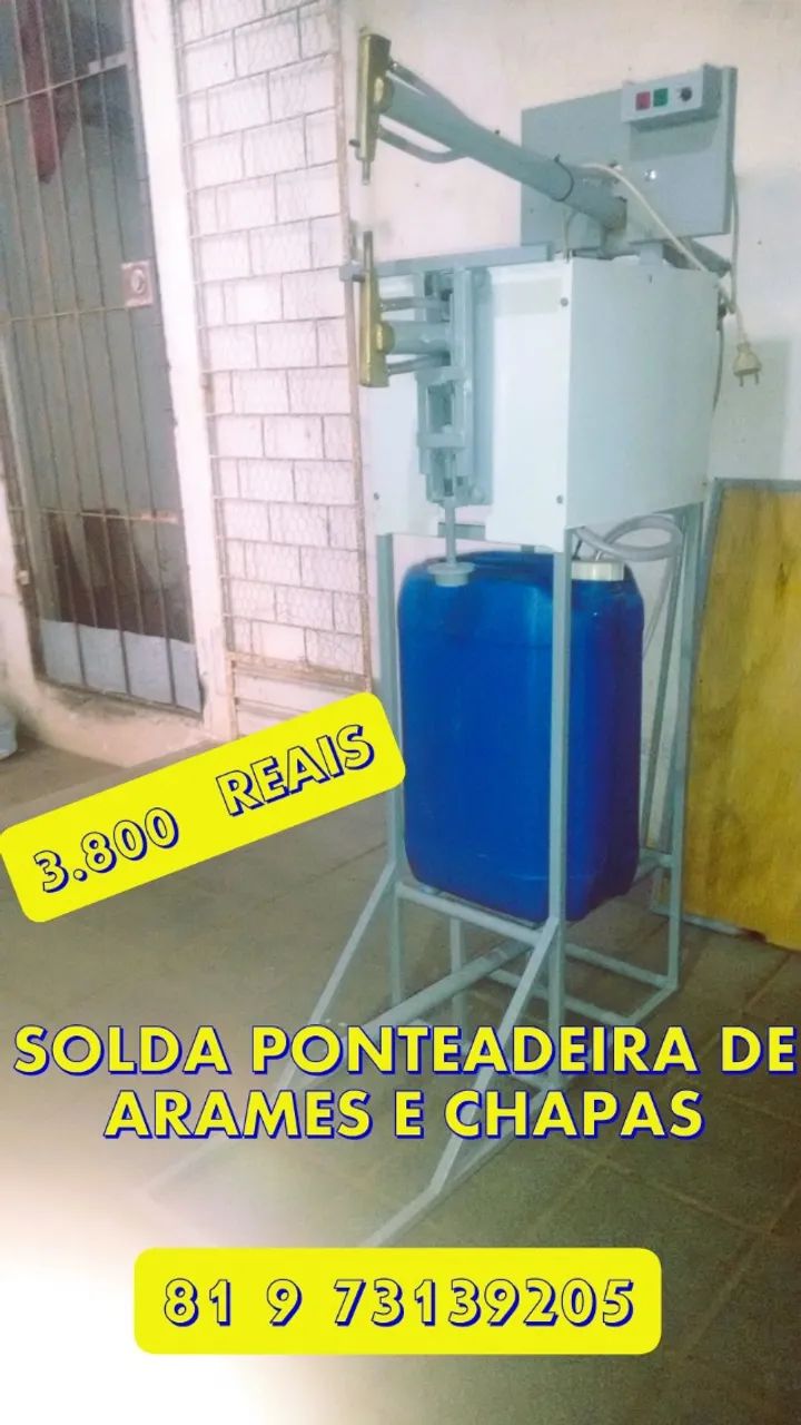 ponteadeira de arame e chapas maquina de solda a ponto