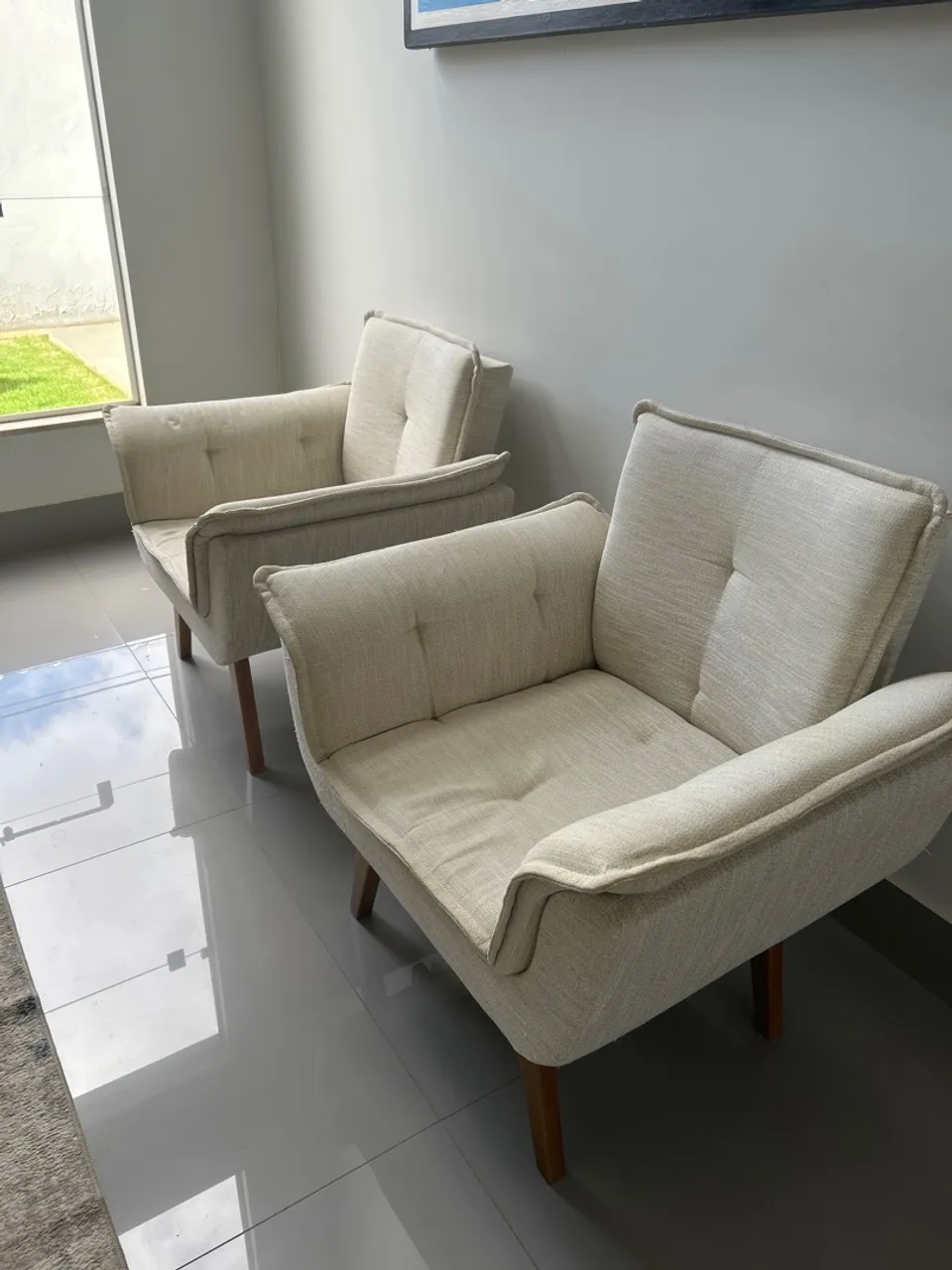 Poltronas confortáveis e resistentes