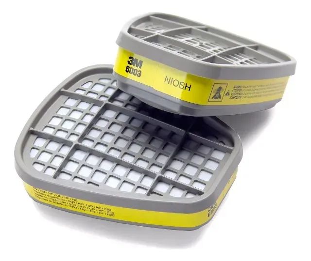Filtro 3m 6003 Gases ácidos (gás lacrimogêneo), vapores orgânicos