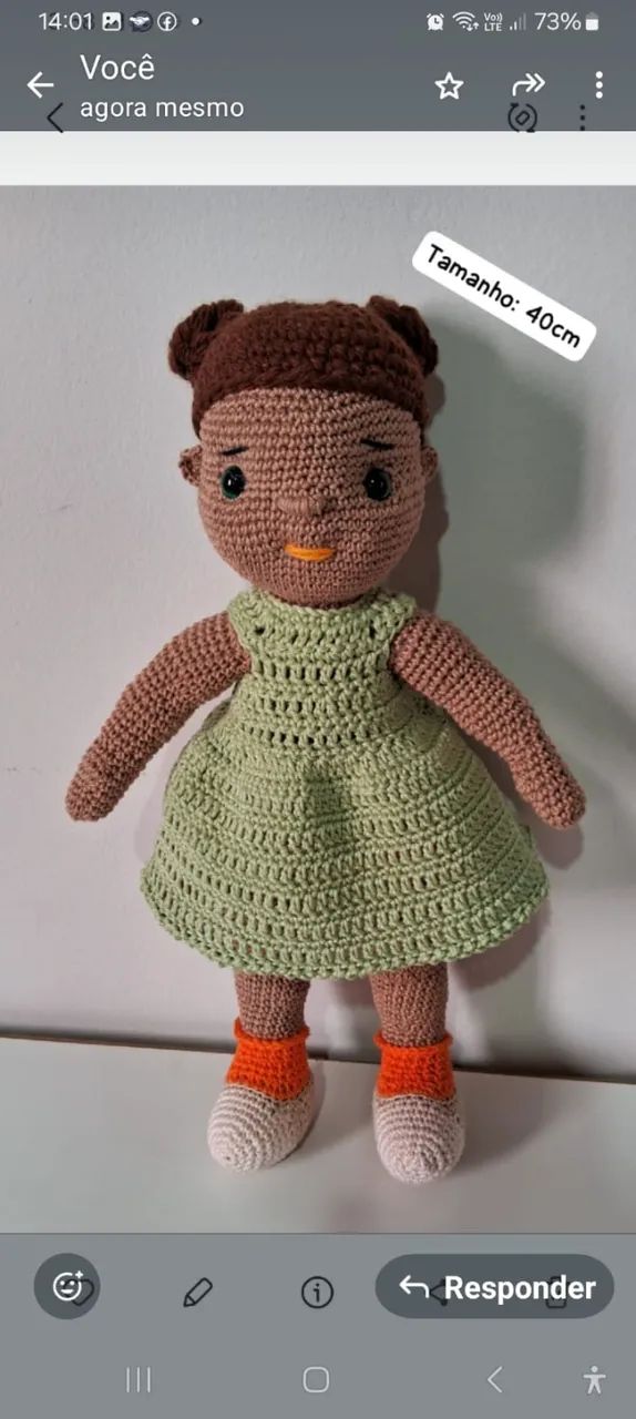 Lindas Bonecas de Crochê - Amigurumis - Foto 5