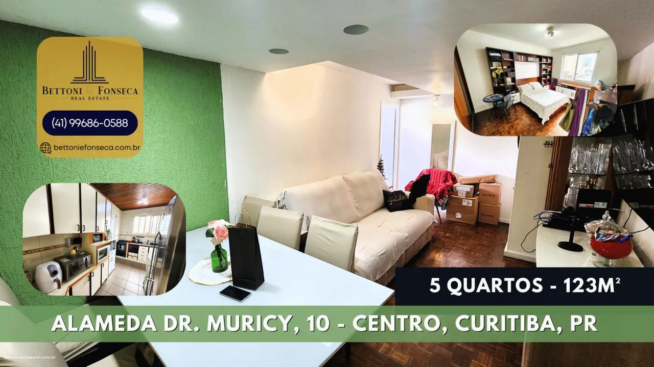 Apartamento espaçoso no Centro de Curitiba, preço de ocasião
