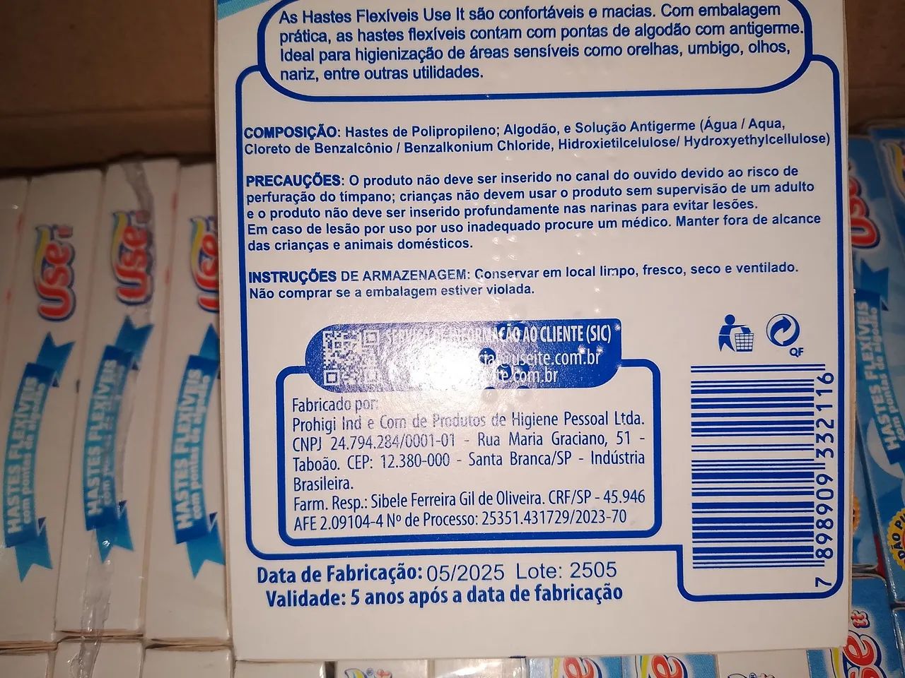 Hastes flexíveis 100% algodão puro.. - Foto 2