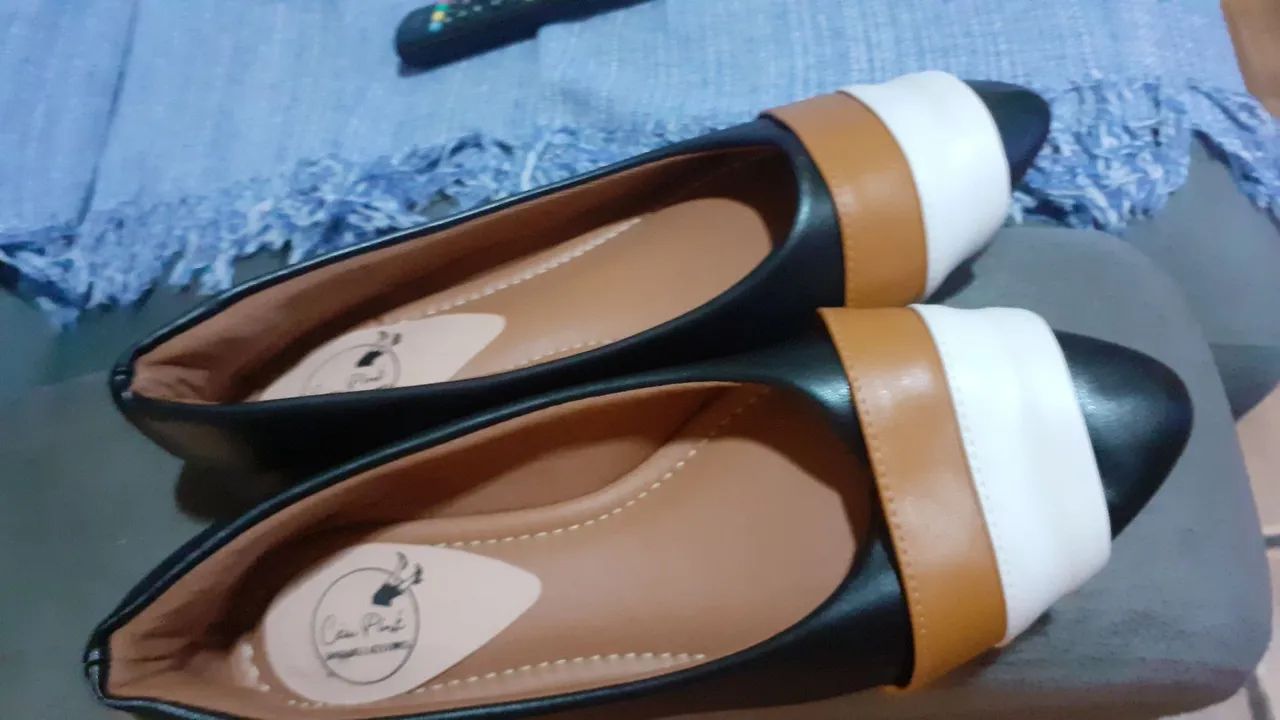 Sapato feminino de mulher n37 novo sem uso  - Foto 2
