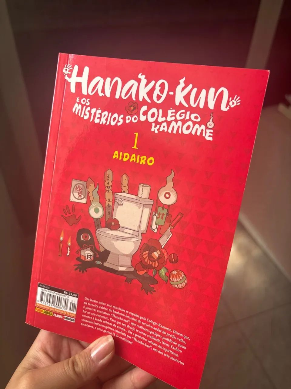 Mangá Hanako-kun e os Mistérios do Colégio Kamome Vol. 1 - Foto 2