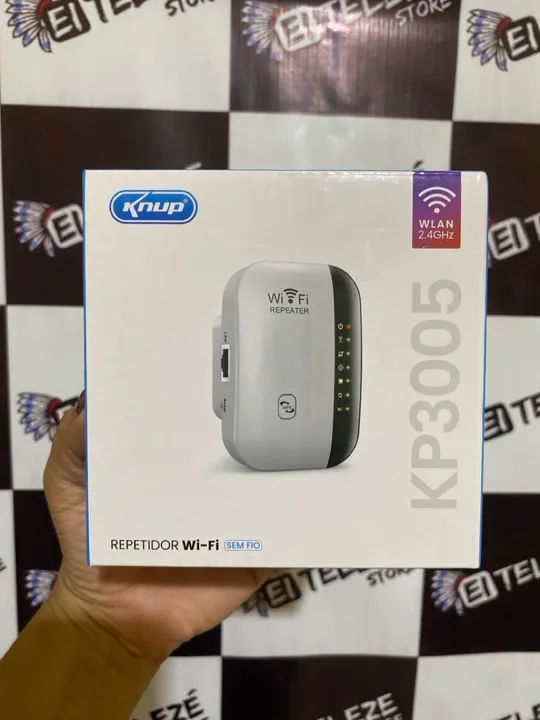 Repetidor de Sinal Wi-Fi Knup KP-3005 - Novo Entrego  - Foto 3