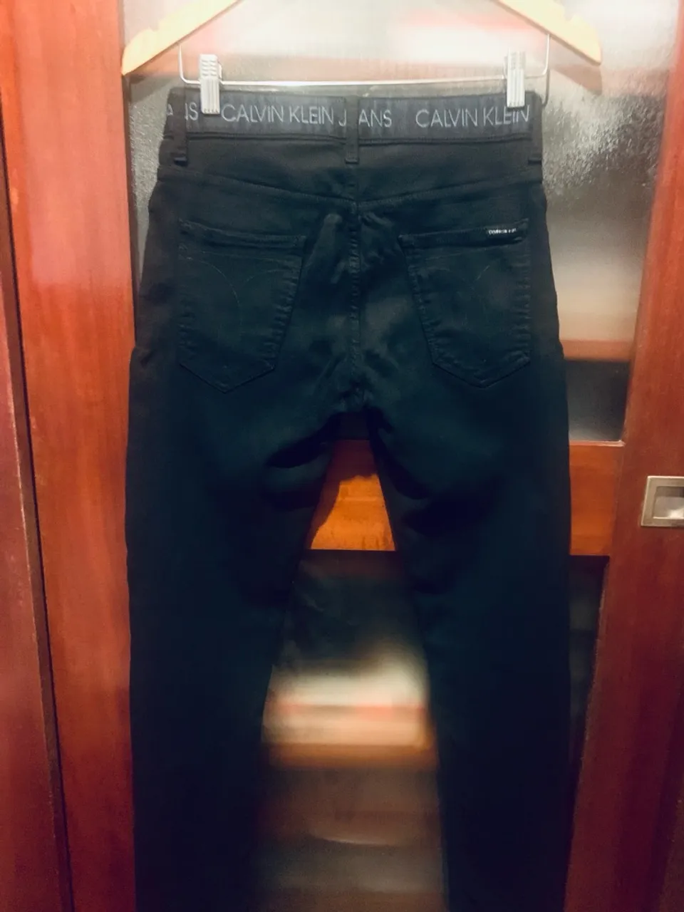 Calça Jeans Calvin Klein Jeans Preta TAM 38