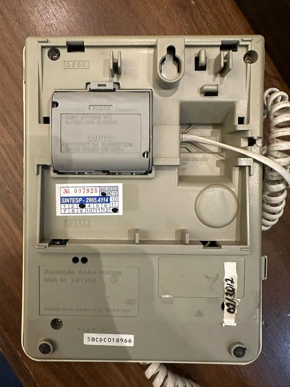 2 Telefones Fixo Panasonic EASA-PHONE  - Foto 5