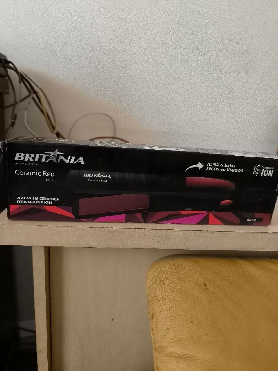 Chapinha Britânia Creamic Red Bivolt 