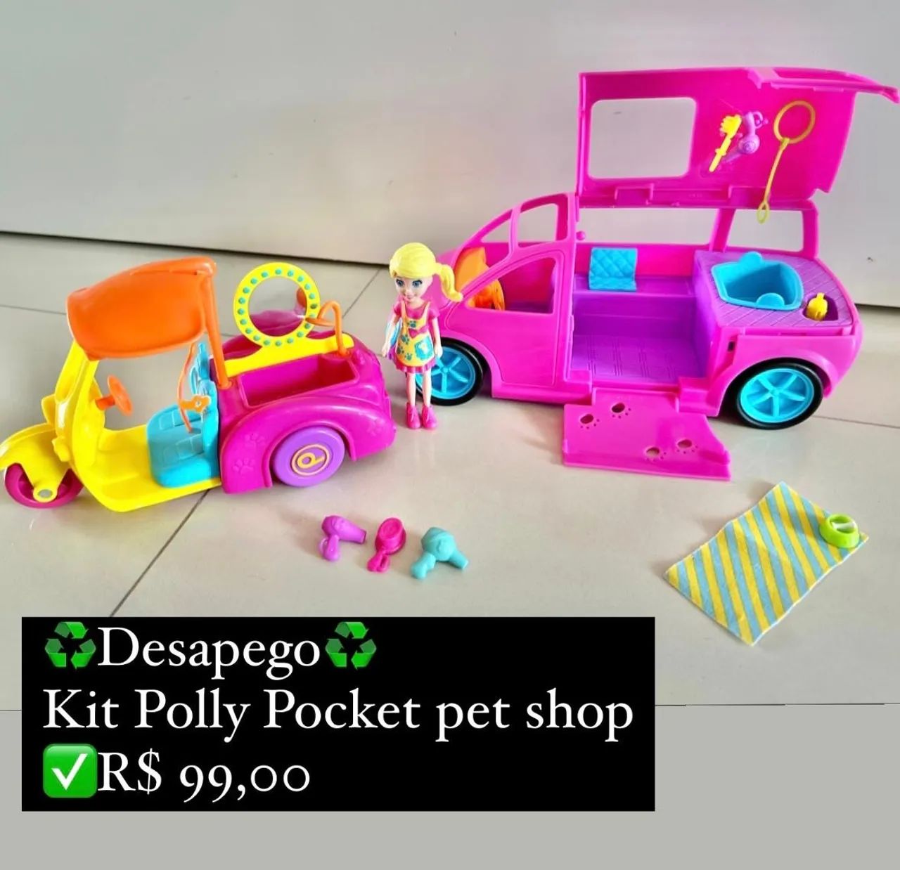 Polly Pocket Pet Car