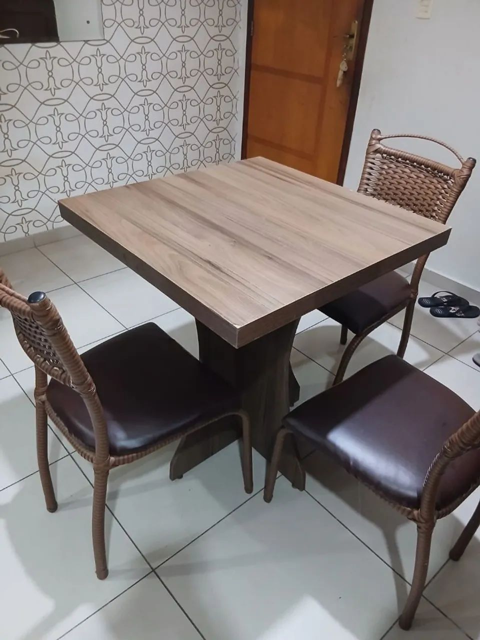 Mesa em MDF 80x80  - Foto 3