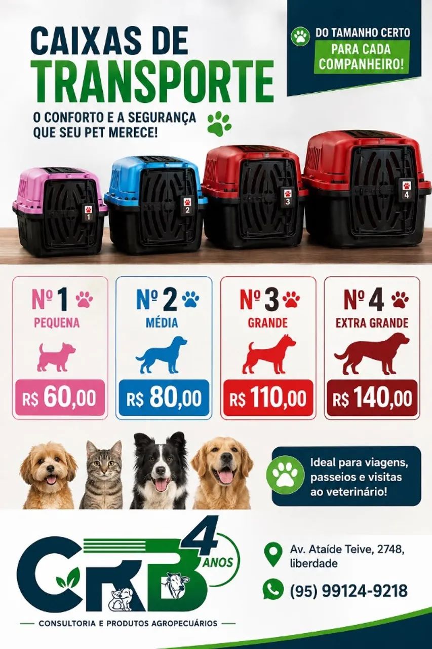 Caixa de Transporte PET