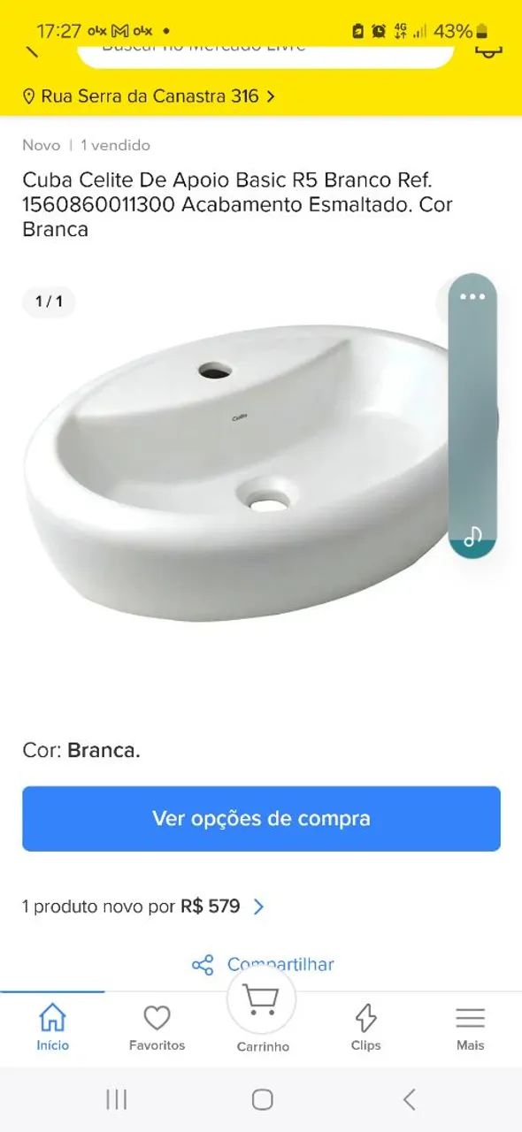 Cuba de Apoio Celite Meia Lua - Foto 5