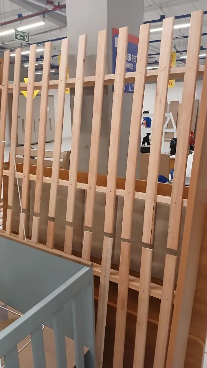 CAMA DE CASAL EM MDF  PADRÃO 1.38M (NOVA) - Foto 5