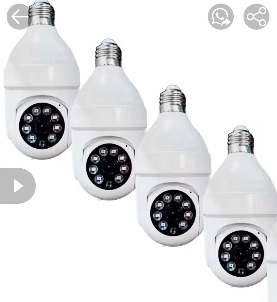 Câmeras + 3 cartões de memória grátis 