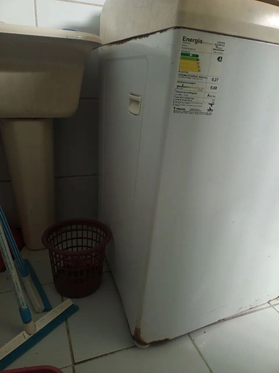 Máquina de lavar roupa - Marca: Brastemp ( com defeito)  - Foto 3